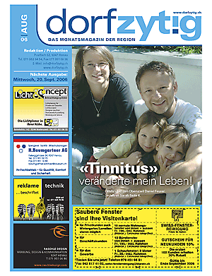 Dorfzytig, August 2006 - Titelseite.